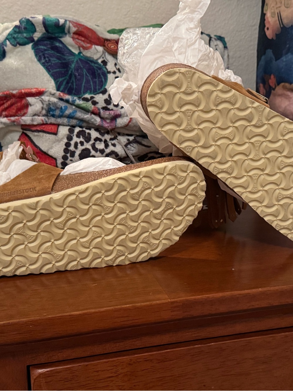 Birkenstock Floral and Tassel Gladiators New 41 - Picture 6 of 6